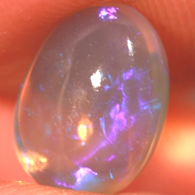 SOLID CRYSTAL OPAL Pretty purple 